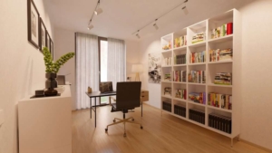 visualisierung arbeitszimmre